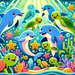 Underwater Adventure Squad Paint By Color