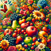 Delightful Fruit Garden Paint By Diamonds Art