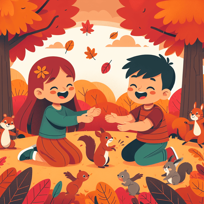 Joyful Autumn Adventure Paint By Diamonds Art