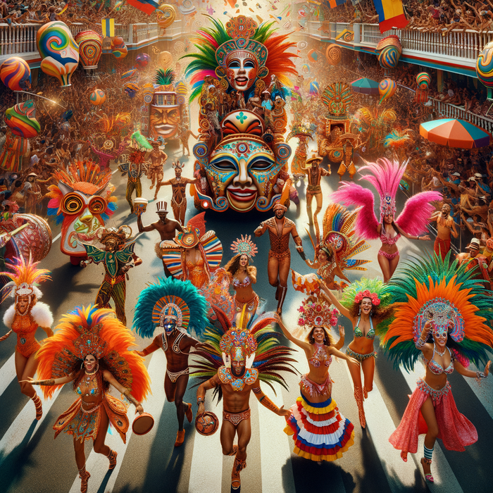 Carnaval De Barranquilla - Barranquilla Paint By Diamond