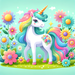 Whimsical Unicorn Adventure Diamond Painting