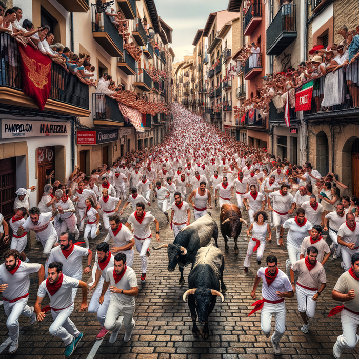 San Fermin Festival - Pamplona Paint By Diamonds Art