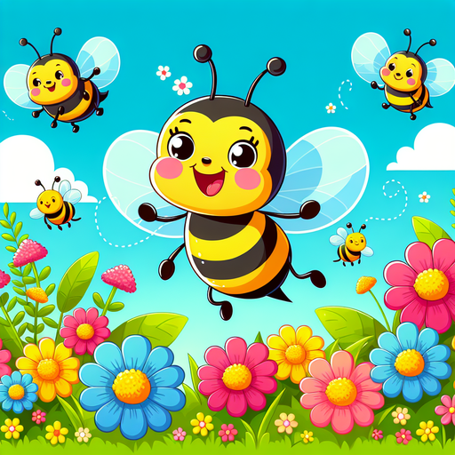 Buzzy Bee Garden Paint By Diamonds Kits