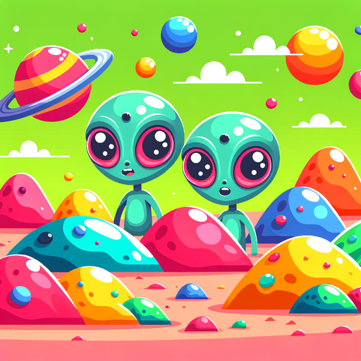 Mischievous Alien Explorers Paint By Diamonds