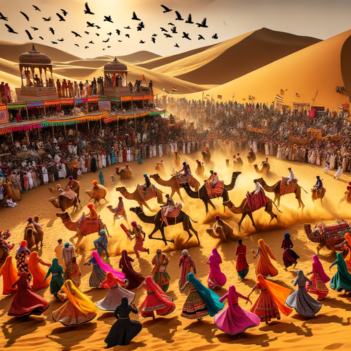 Jaisalmer Desert Festival - Jaisalmer Paint By Color