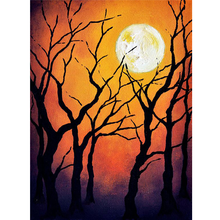 Halloween Moon - Halloween 5D DIY Paint By Diamond Kit