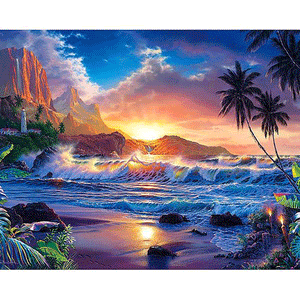 Scenic Sunrise 5D DIY Paint By Diamond Kit