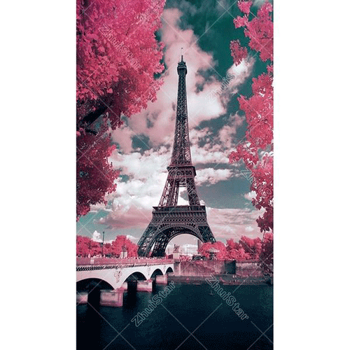 Eiffel Tower 5D DIY Paint By Diamond Kit