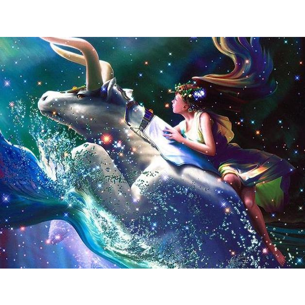 Merman Or Mermaid Constellations 5D DIY Paint By Diamond Kit - Paint by Diamond