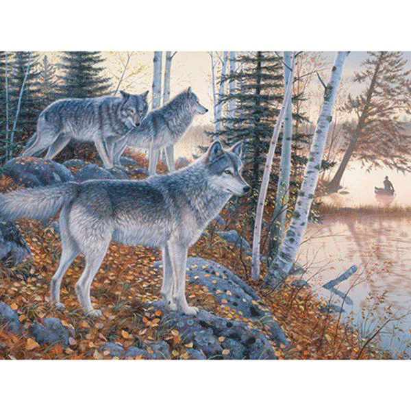 Pack of Wolves 5D DIY Paint By Diamond Kit