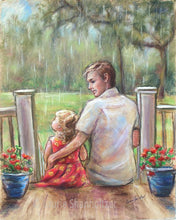 Father And Daughter 5D DIY Paint By Diamond Kit