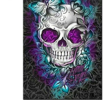 Floral Colored skull 5D DIY Diamond Painting