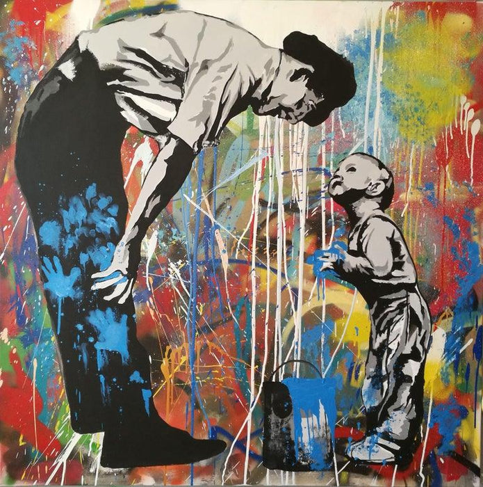 Father And Son 5D DIY Paint By Diamond Kit