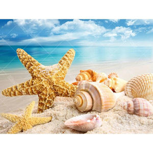 Starfish & Sea 5D DIY Paint By Diamond Kit