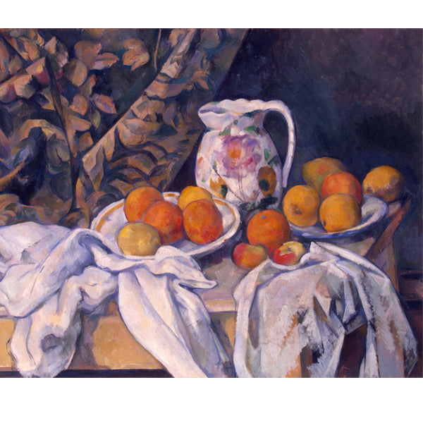 Jug, Curtain And Fruit Bowl - Paul Cezanne 5D DIY Paint By Diamond Kit