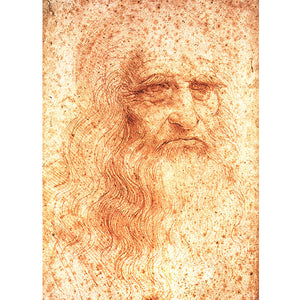 Portrait Of A Man In Red Chalk - Leonardo Da Vinci 5D DIY Paint By Diamond Kit