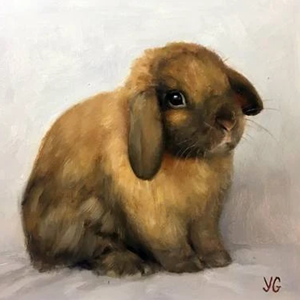 Bunny by Yana Golikova - 5D DIY Paint By Diamond Kit