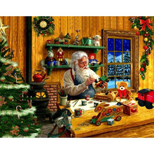 Christmas Santa Claus 5D DIY Paint By Diamond Kit