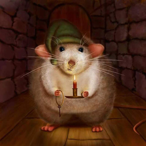 Cute Little Mouse 5D DIY Paint By Diamond Kit
