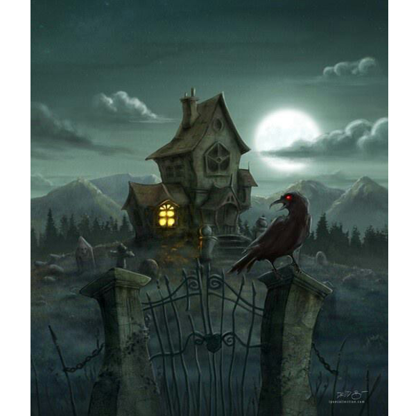 Dark NIght - Halloween 5D DIY Paint By Diamond Kit