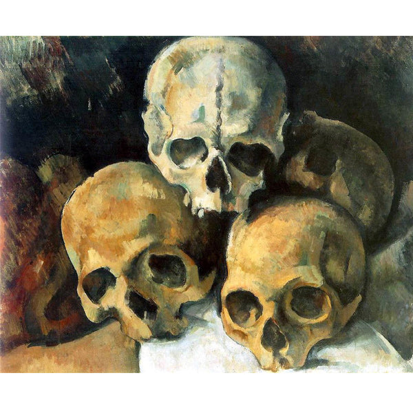 Pyramid Of Skulls - Paul Cezanne 5D DIY Paint By Diamond Kit