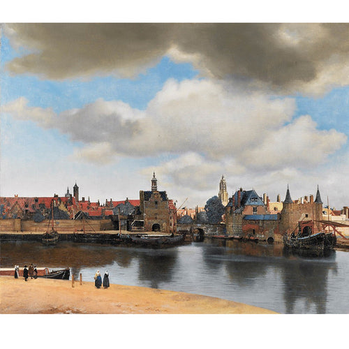 View of Delft - Jan Vermeer 5D DIY Paint By Diamond Kit