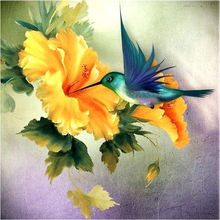 Flower and Bird 5D DIY Paint By Diamond Kit