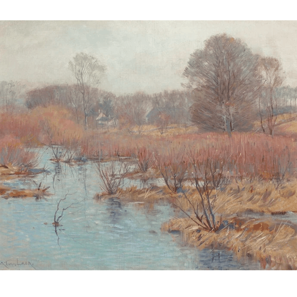 Spring Wetland by Alexander Theobald Van Laer 5D DIY Paint By Diamond Kit