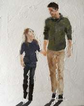 Father Walking With Daughter 5D DIY Paint By Diamond Kit