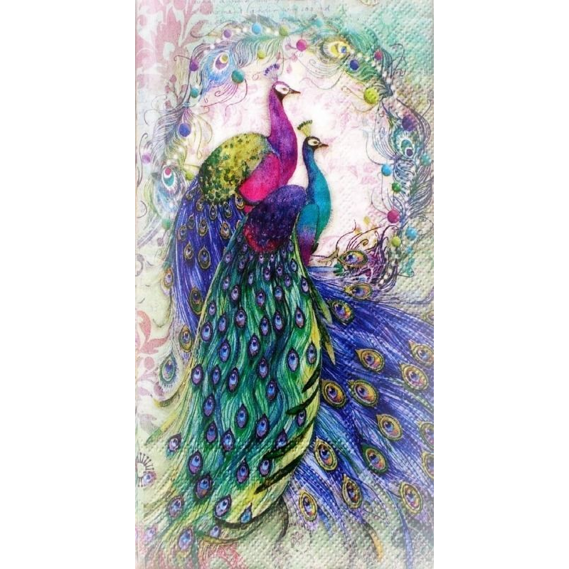 Peacocks 5D DIY Paint By Diamond Kit