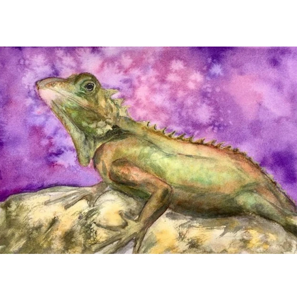 Tiny Lizard by Ksenia Lutsenko - 5D DIY Paint By Diamond Kit