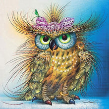 Funny Owl 5D DIY Paint By Diamond Kit