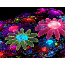 Magical Light Flower 5D DIY Paint By Diamond Kit