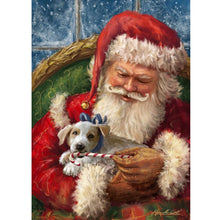 Santa and Puppy Love Christmas 5D DIY Paint By Diamond Kit