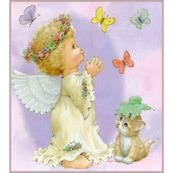 Angel Baby 5D DIY Paint By Diamond Kit