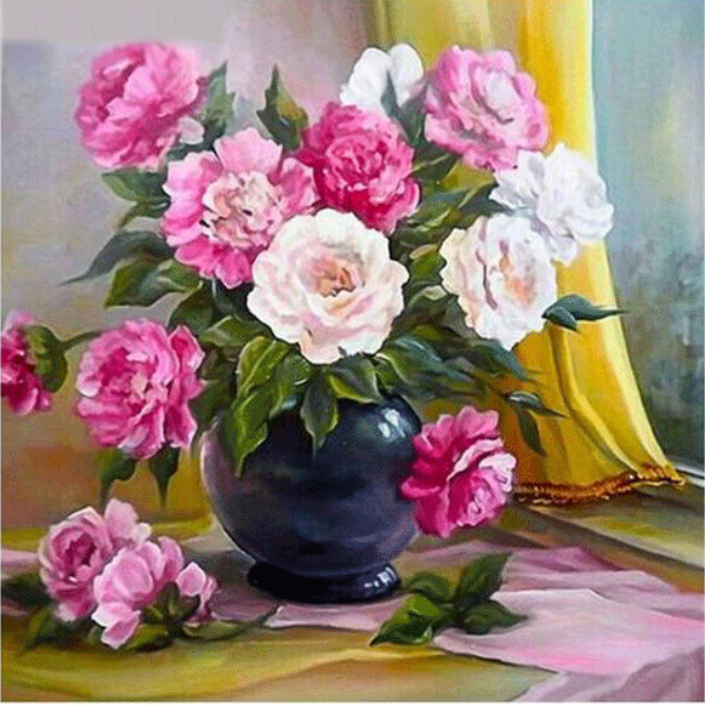 Acrylic Roses 5D DIY Paint By Diamond Kit