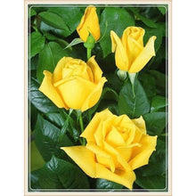 Yellow Rose 40*30 5D DIY Paint By Diamond Kit
