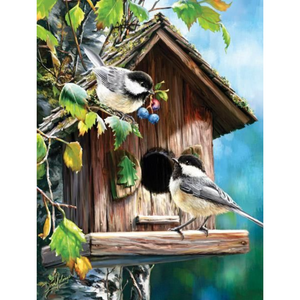 Bird Nest 5D DIY Paint By Diamond Kit