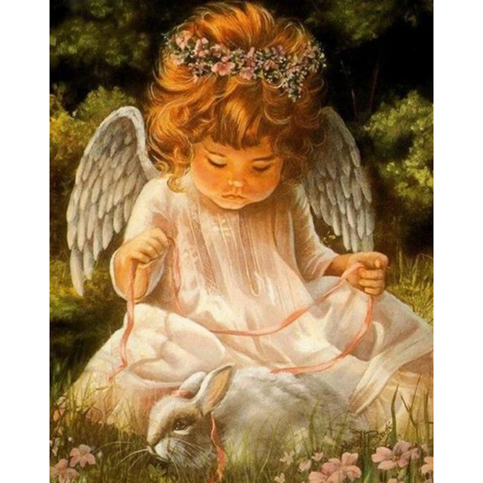 Baby Angel 5D DIY Paint By Diamond Kit