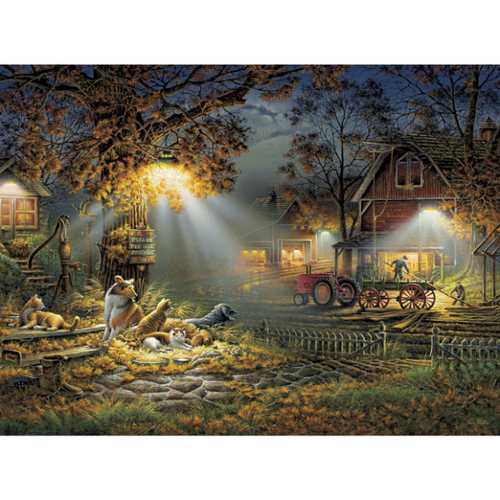 Animals under the street light 5D DIY Paint By Diamond Kit