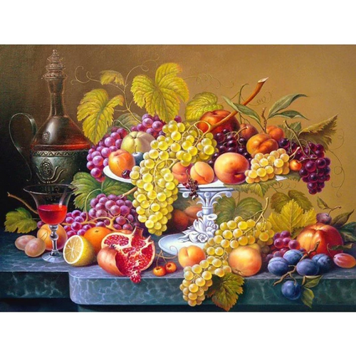 Artistic Fruits 5D DIY Paint By Diamond Kit