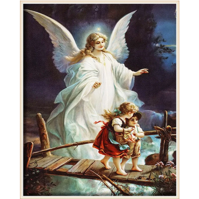 Angel Blessing Kids 5D DIY Paint By Diamond Kit