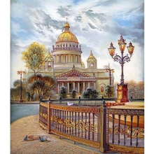 Beautiful Cathedral 5D DIY Paint By Diamond Kit