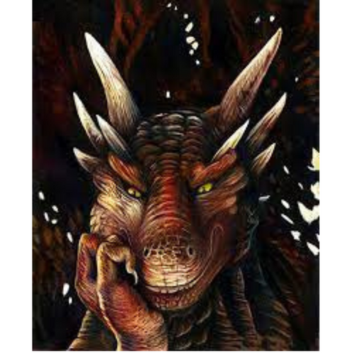 Bored Dragon 5D DIY Paint By Diamond Kit