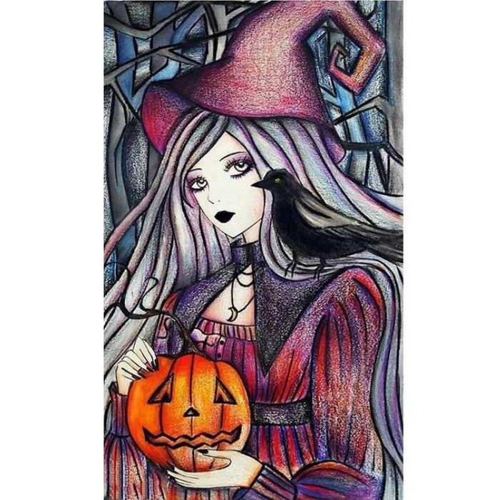 Witch 5D DIY Paint By Diamond Kit