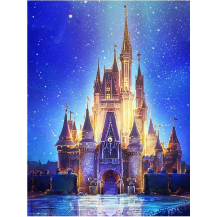 Beautiful castle 5D DIY Paint By Diamond Kit