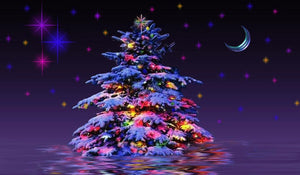 Color Christmas tree 5D DIY Diamond Painting