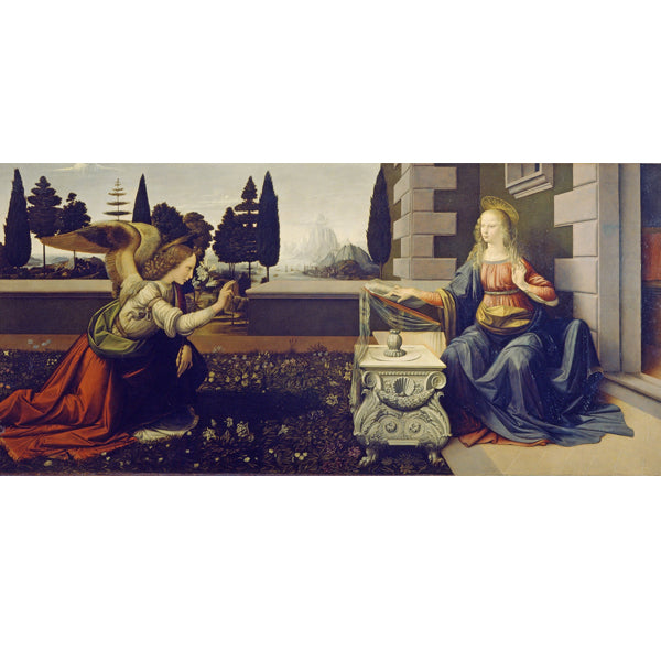 Annunciation - Leonardo Da Vinci 5D DIY Paint By Diamond Kit