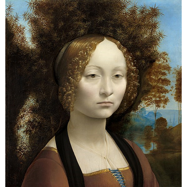 Ginevra de’ benci - Leonardo Da Vinci 5D DIY Paint By Diamond Kit