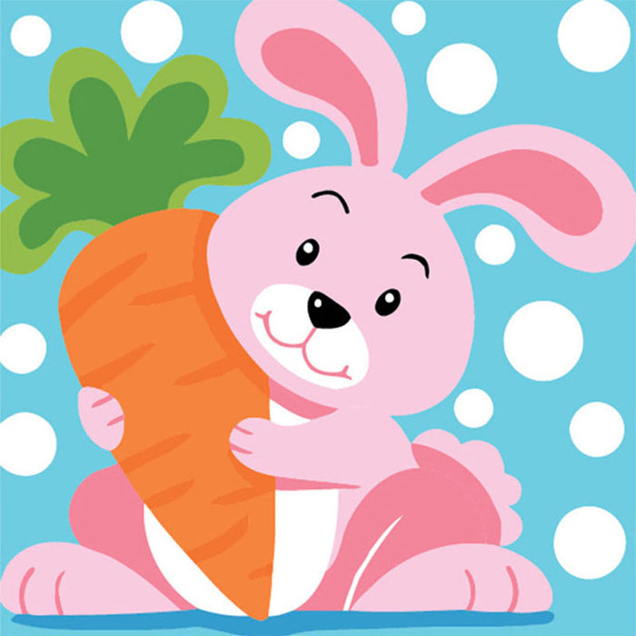 Hungry Bunny 5D DIY Paint By Diamond Kit